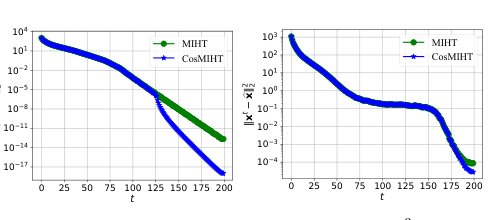 Consecutive Support Matching Induced Parameter Tuning Accelerates Momentum Iterative Hard Thresholding Figure 1