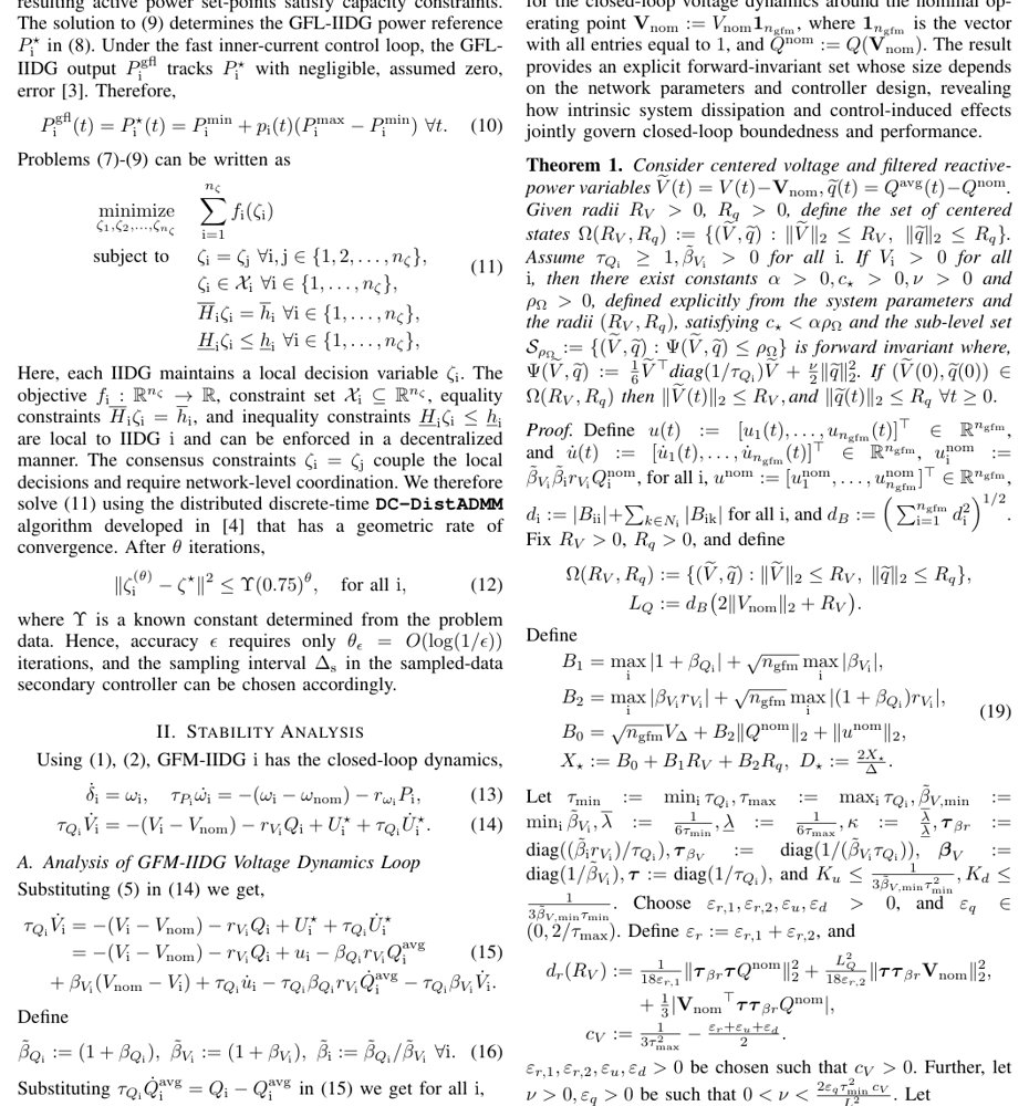 Analysis of a Distributed Optimization-Based Control Architecture for Inverter-Interfaced Virtual Power Plants Figure 1