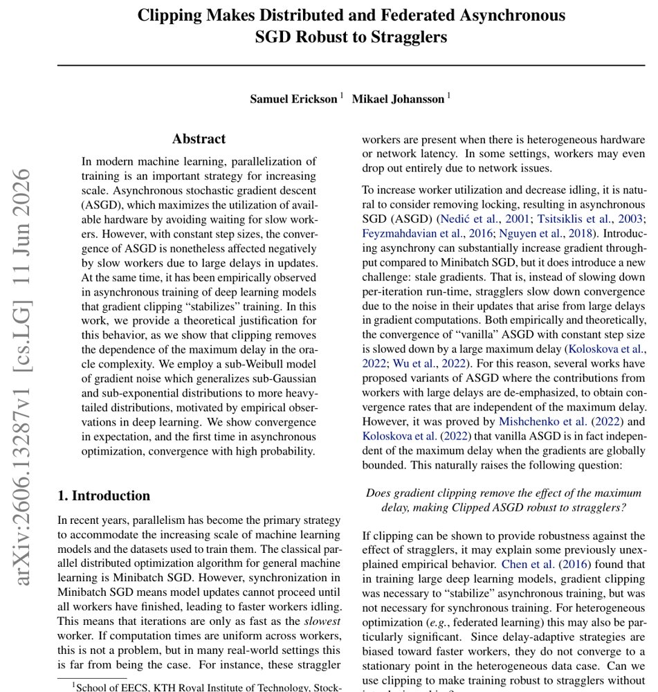 Clipping Makes Distributed and Federated Asynchronous SGD Robust to Stragglers Figure 1