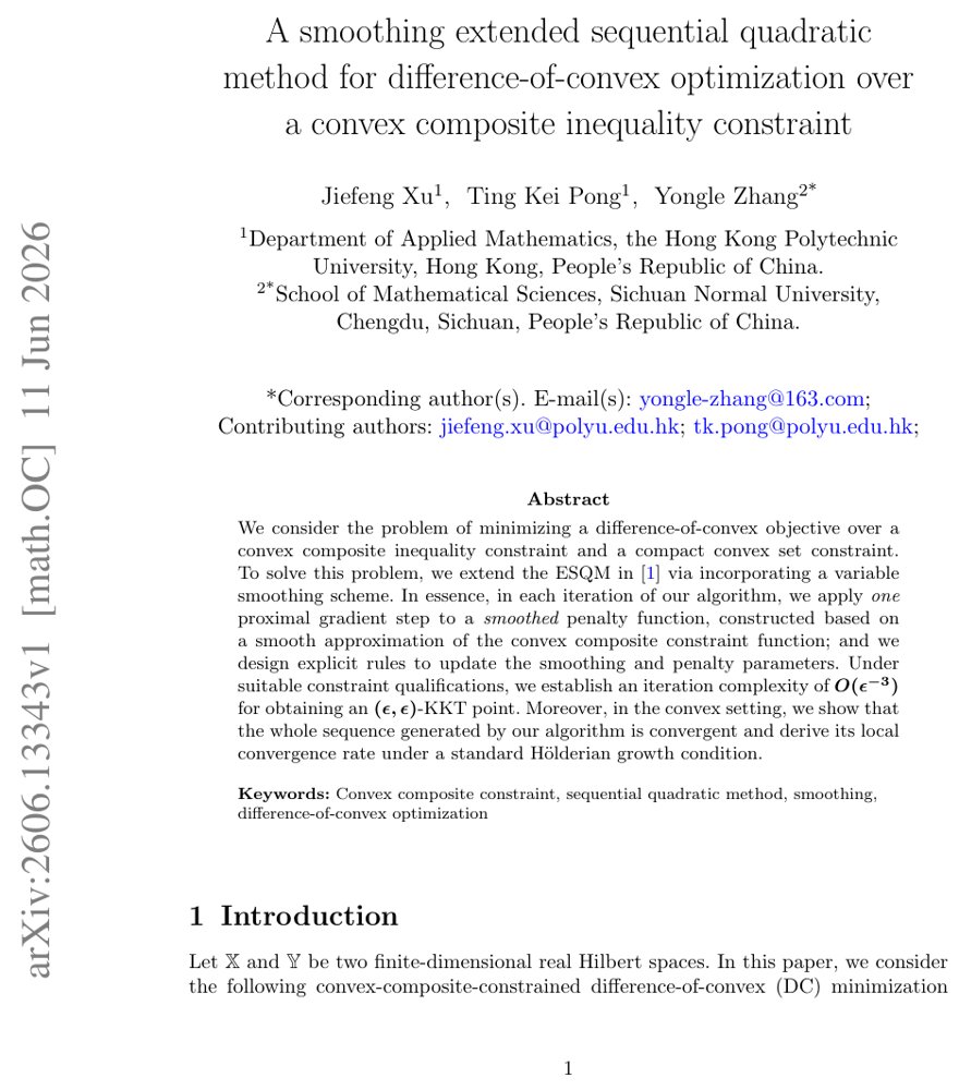 A smoothing extended sequential quadratic method for difference-of-convex optimization over a convex composite inequality constraint Figure 1
