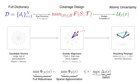 Which Directions Matter? Sparse Design for Affine Robust Optimization Figure 1