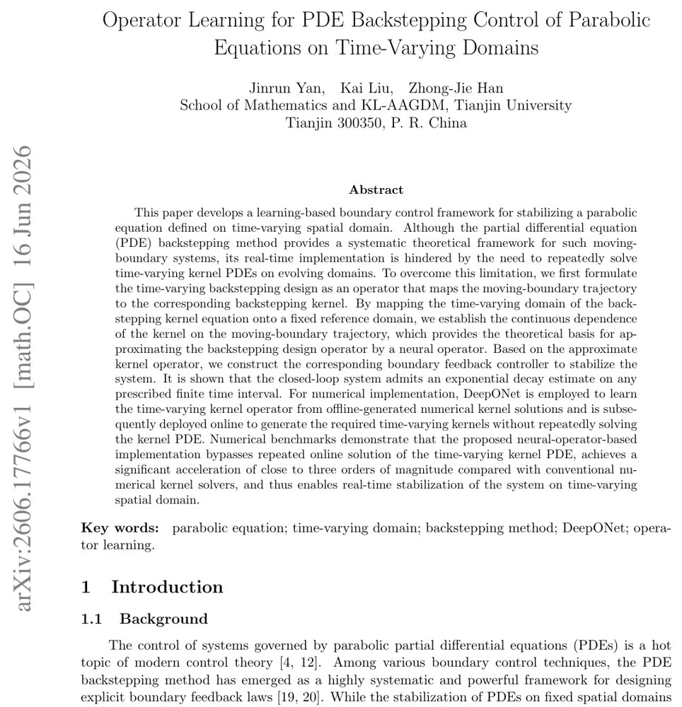 Operator Learning for PDE Backstepping Control of Parabolic Equations on Time-Varying Domains Figure 1