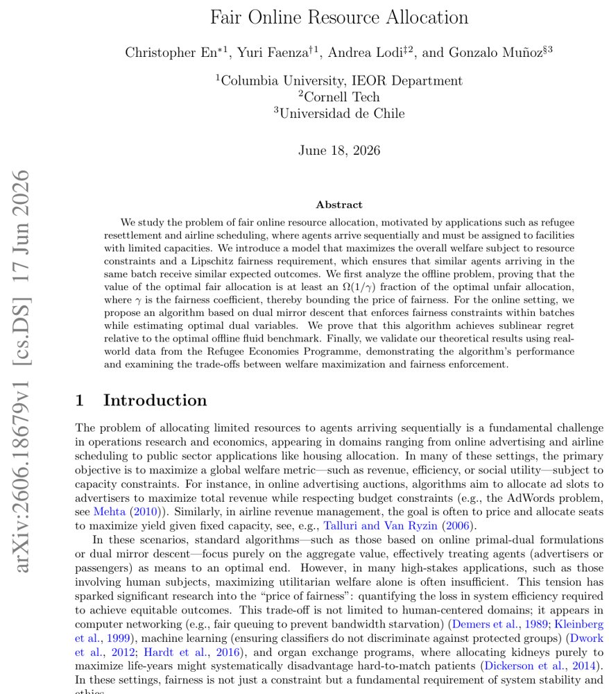 Fair Online Resource Allocation Figure 1