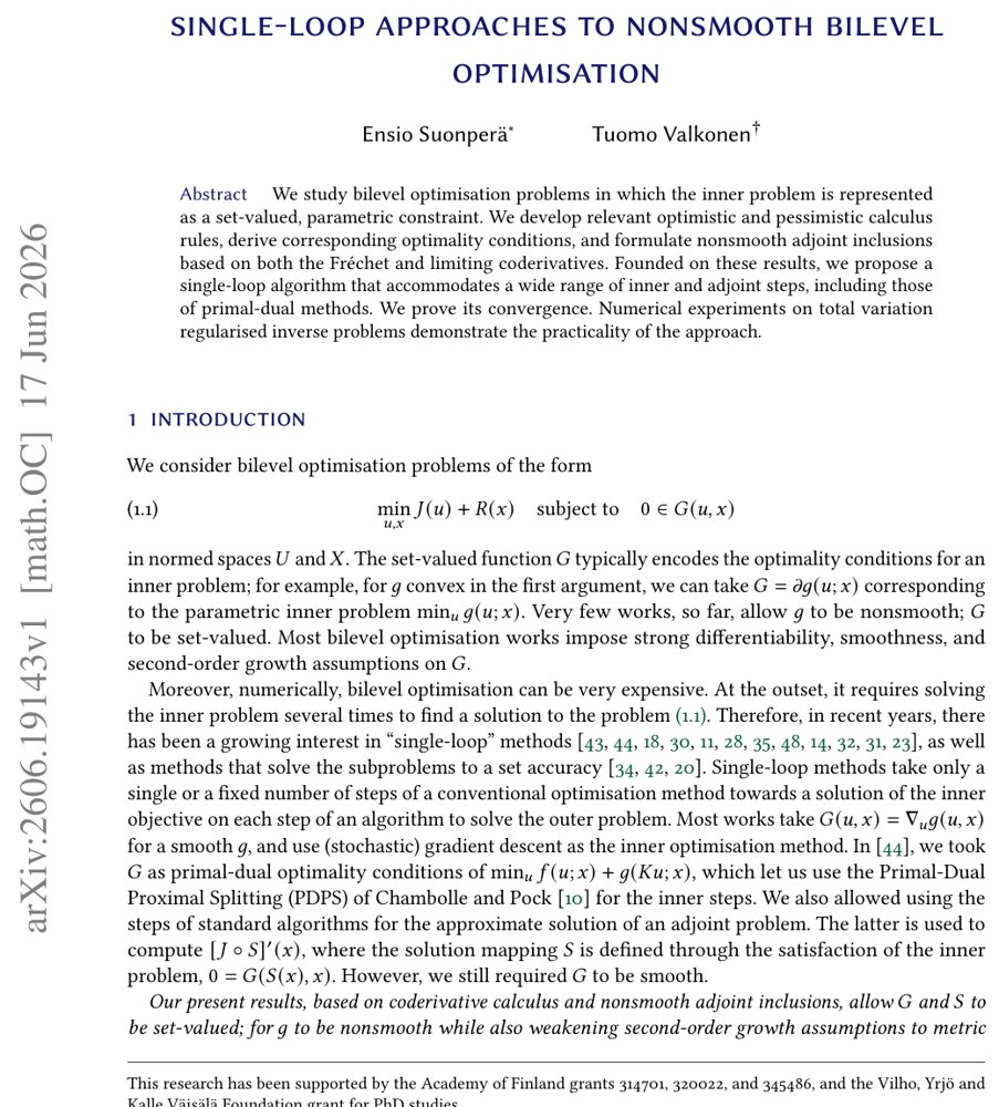 Single-loop approaches to nonsmooth bilevel optimisation Figure 1