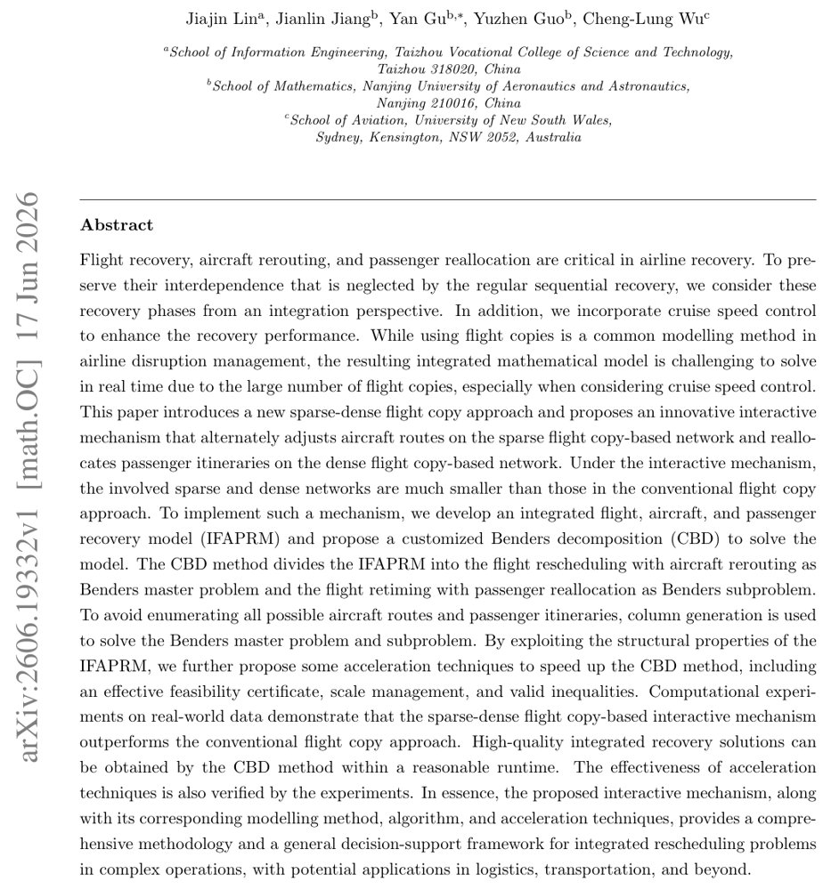 Sparse-dense flight copy-based interactive mechanism to airline integrated with cruise speed control Figure 1