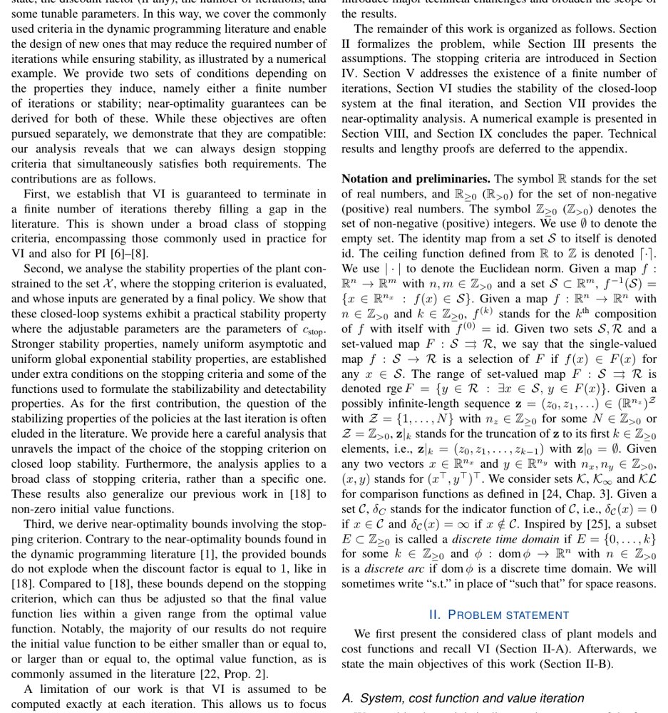 Value iteration with stopping criterion: finite iterations, stability, and near-optimality guarantees Figure 1