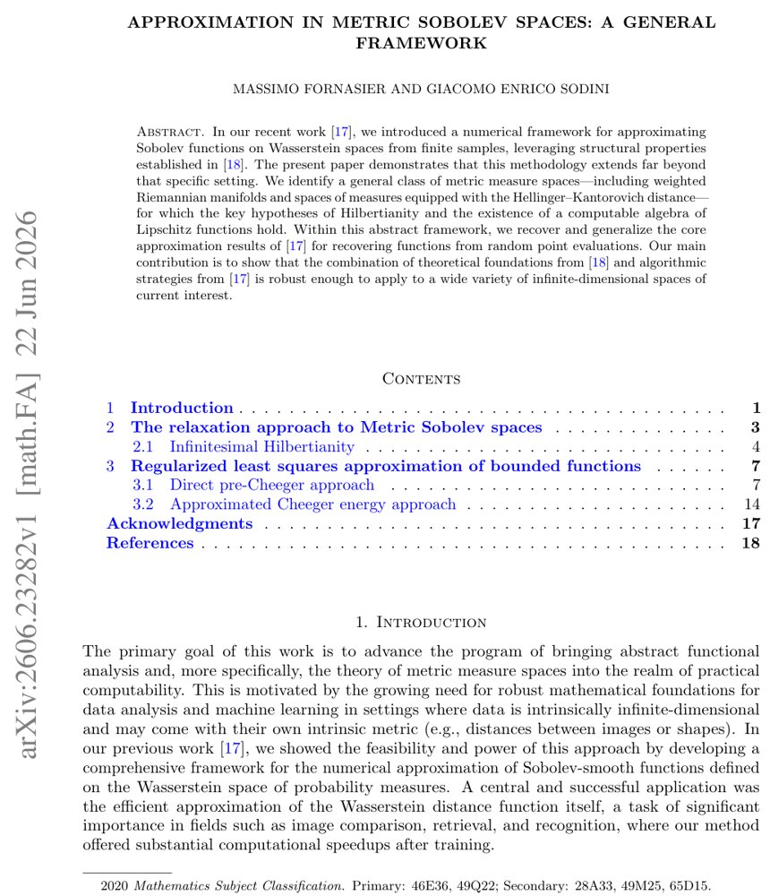 Approximation in Metric Sobolev Spaces: A General Framework Figure 1