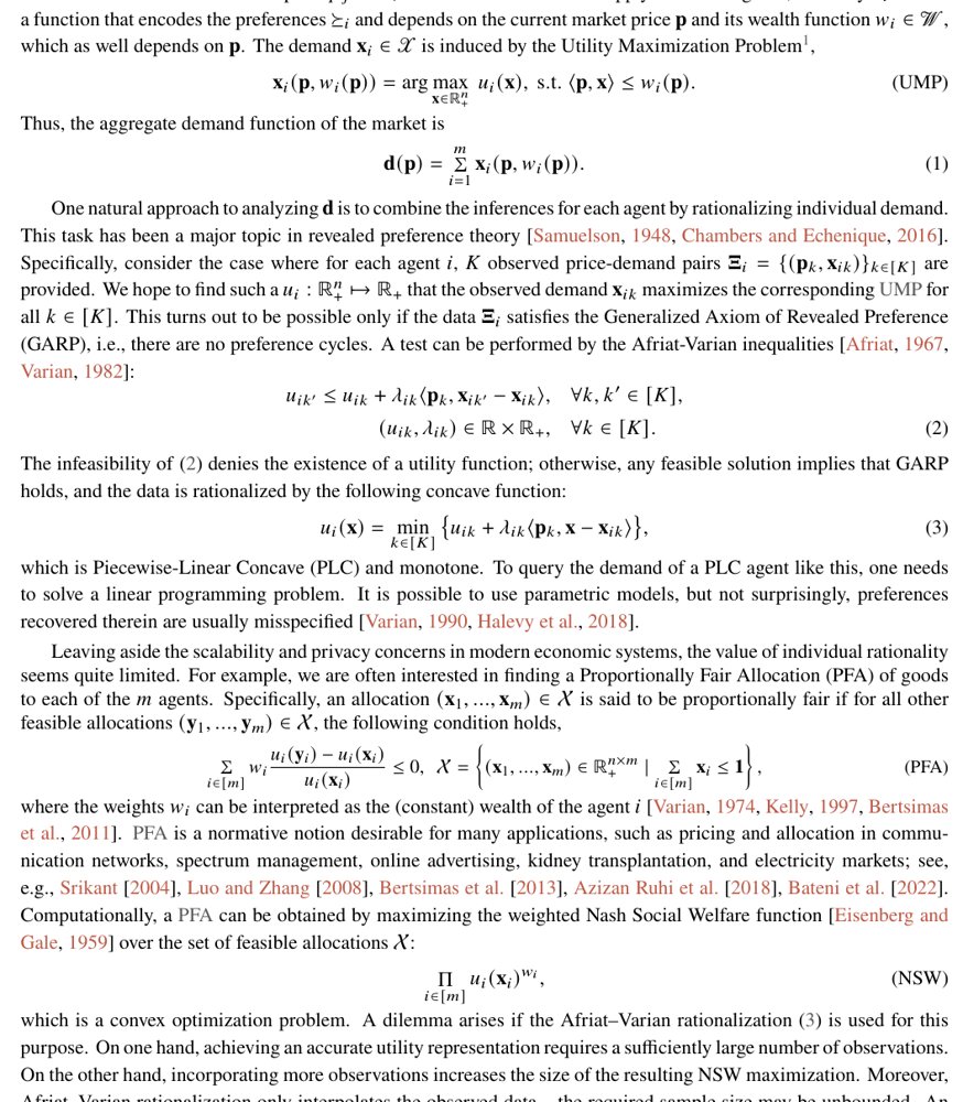 Rationalizing collective revealed preferences with an application in fair resource allocation Figure 1