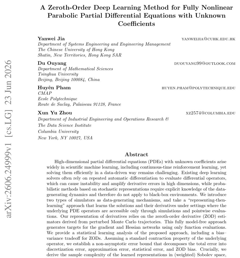 A Zeroth-Order Deep Learning Method for Fully Nonlinear Parabolic Partial Differential Equations with Unknown Coefficients Figure 1
