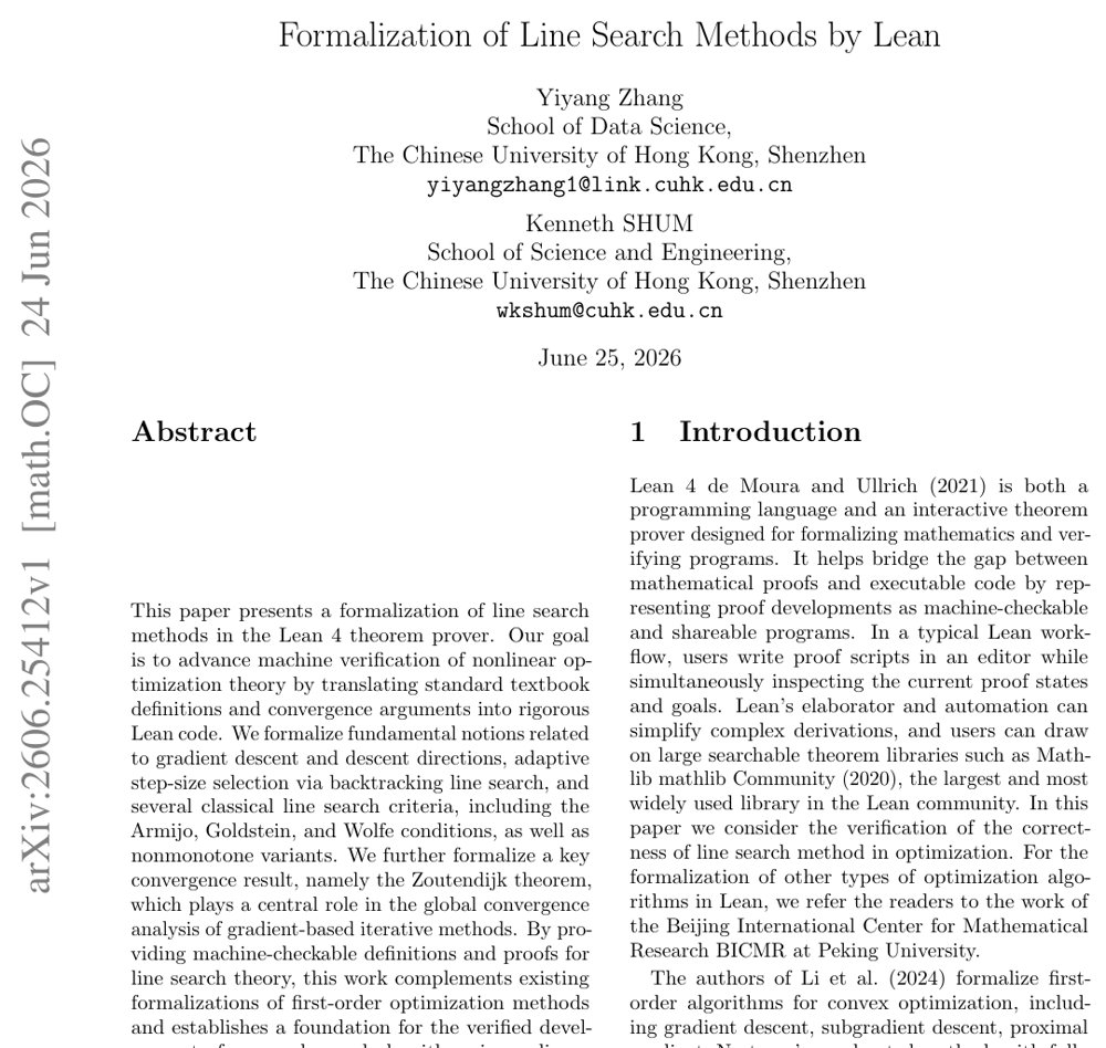 Formalization of Line Search Methods by Lean Figure 1