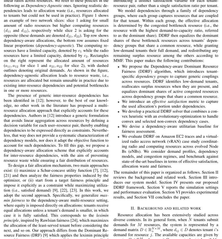 Dependency-Aware Dominant Resource Fairness for Multi-Tenant Multi-Resource Systems Figure 1