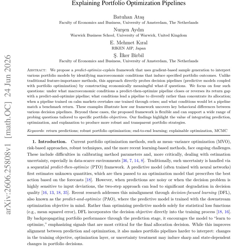 Generating Input Distributions for Explaining Portfolio Optimization Pipelines Figure 1