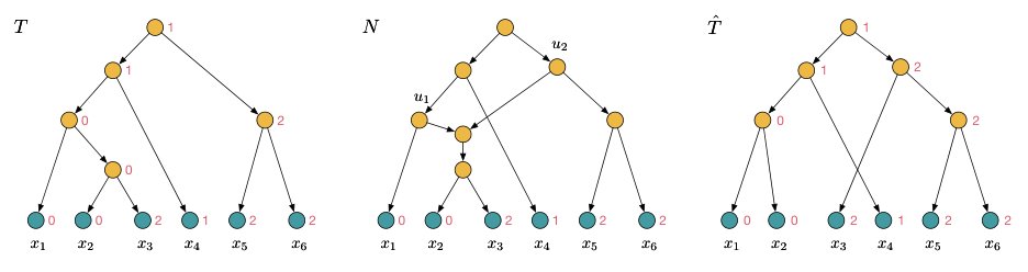 The parental parsimony problem on binary, tree-child phylogenetic networks Figure 1