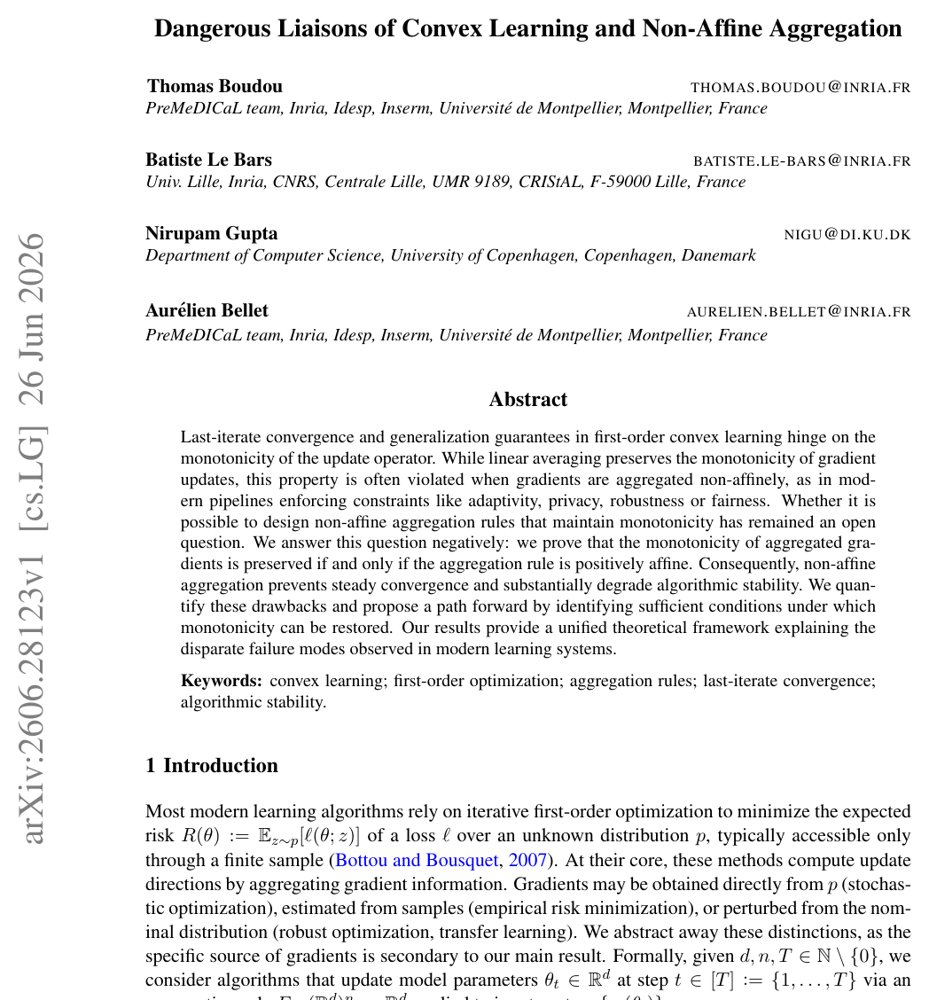 Dangerous Liaisons of Convex Learning and Non-Affine Aggregation Figure 1