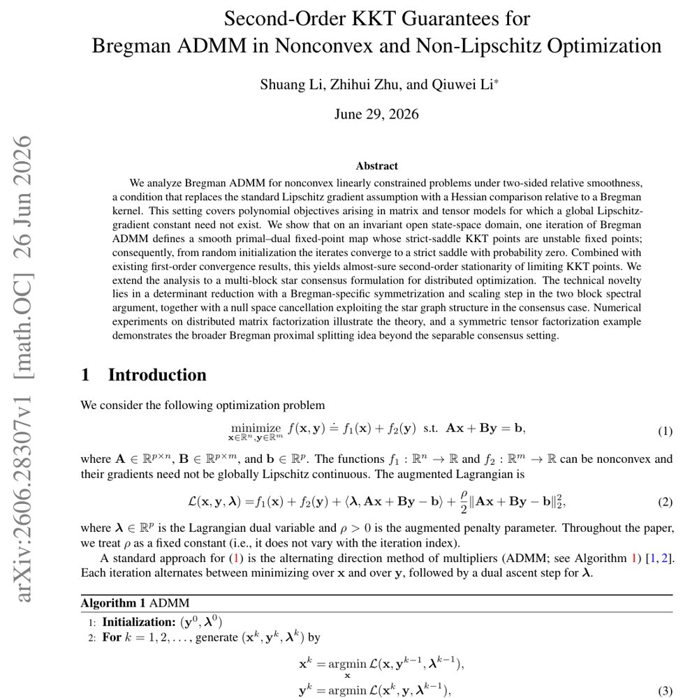Second-Order KKT Guarantees for Bregman ADMM in Nonconvex and Non-Lipschitz Optimization Figure 1