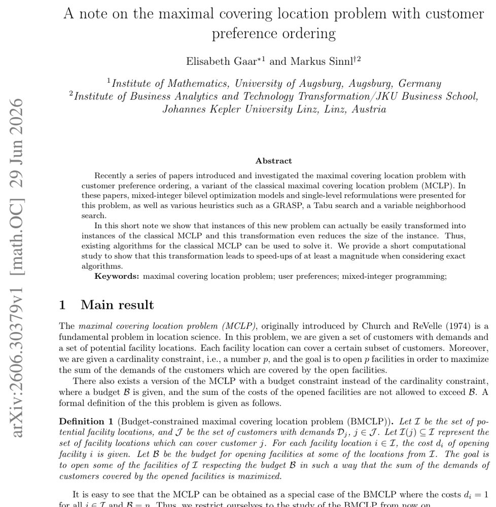 A note on the maximal covering location problem with customer preference ordering Figure 1