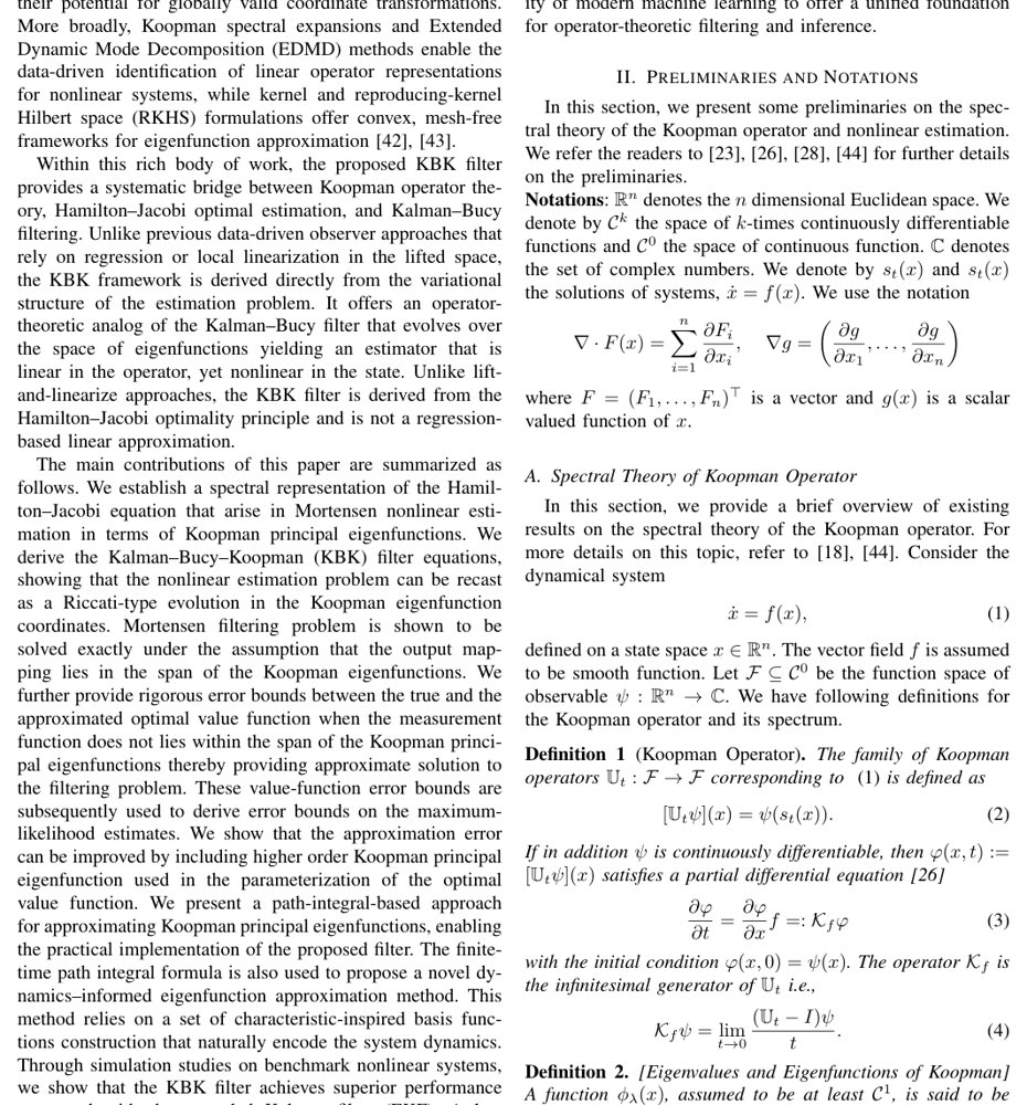 Discovering the Kalman-Bucy-Koopman Filter Figure 1