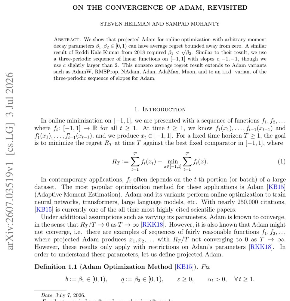 On the Convergence of Adam, Revisited Figure 1