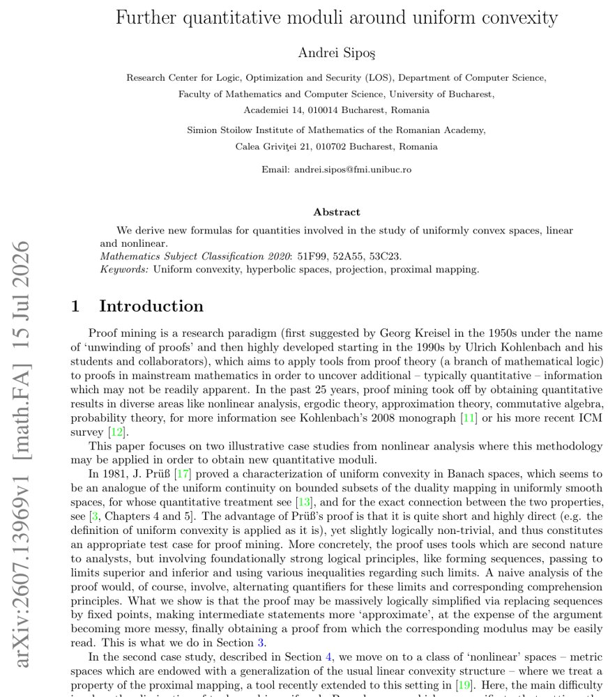 Further quantitative moduli around uniform convexity Figure 1