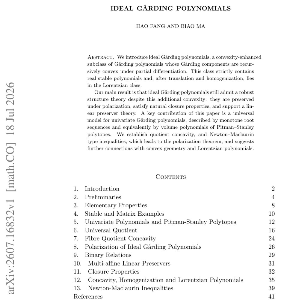 Ideal Gårding polynomials Figure 1