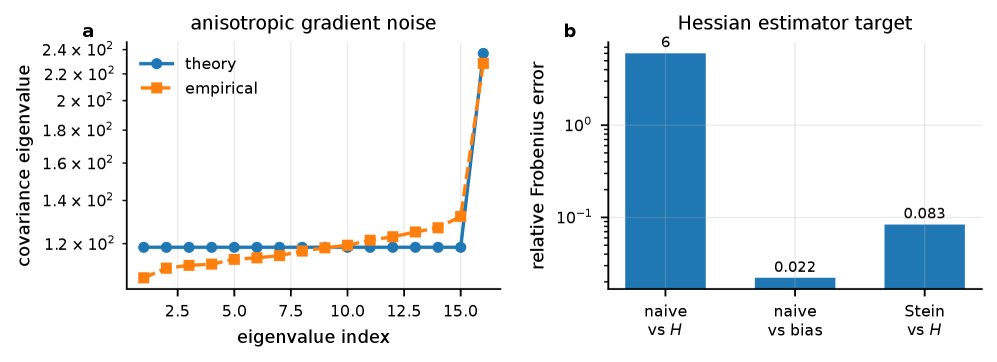 A Formal Kinetic Theory for Zeroth-Order Newton Dynamics:Stein-Corrected Hessian Estimation and Curvature--Variance Trade-offs Figure 1