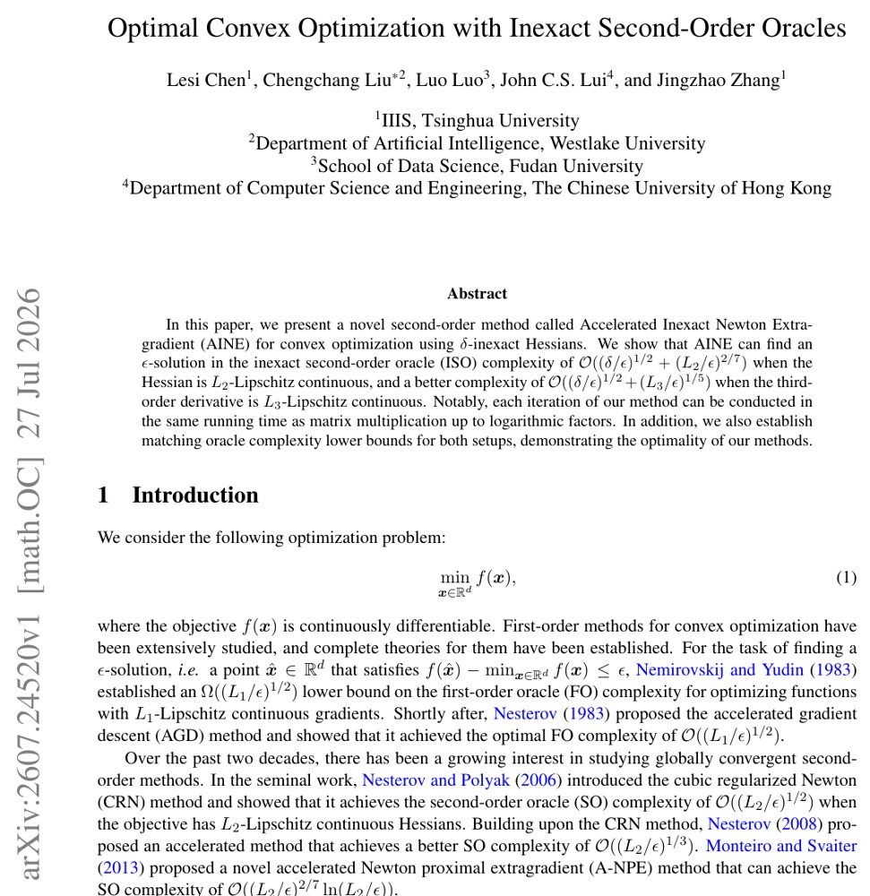 Optimal Convex Optimization with Inexact Second-Order Oracles Figure 1