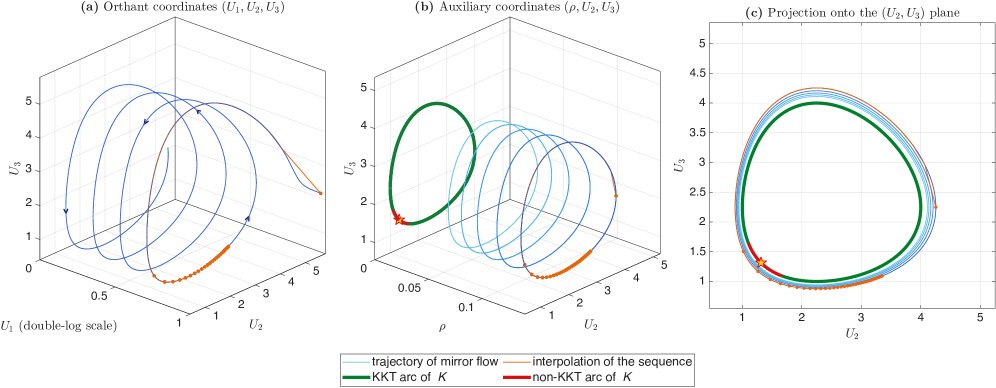 Non-KKT Accumulation in Entropic Mirror Descent Figure 1