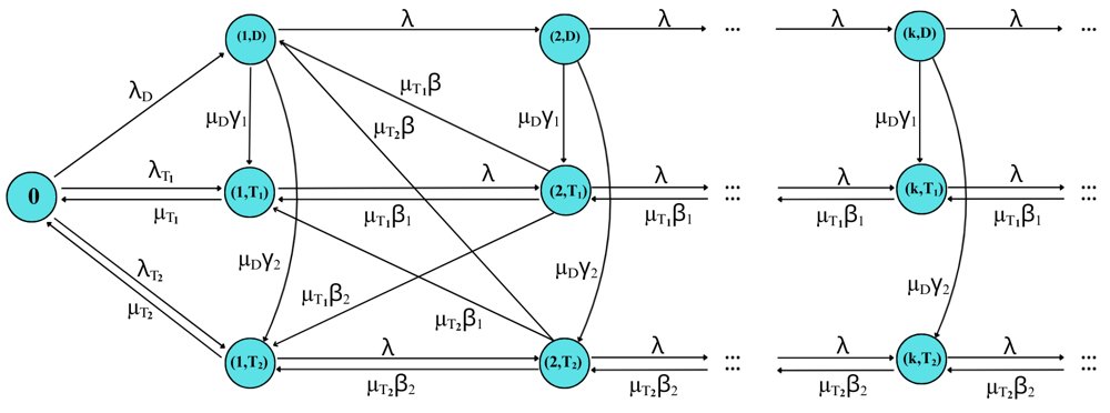 Queueing Analysis and Cost Optimization in a Diagnostic--Treatment Hospital Queue with Heterogeneous Referred Patients Figure 1