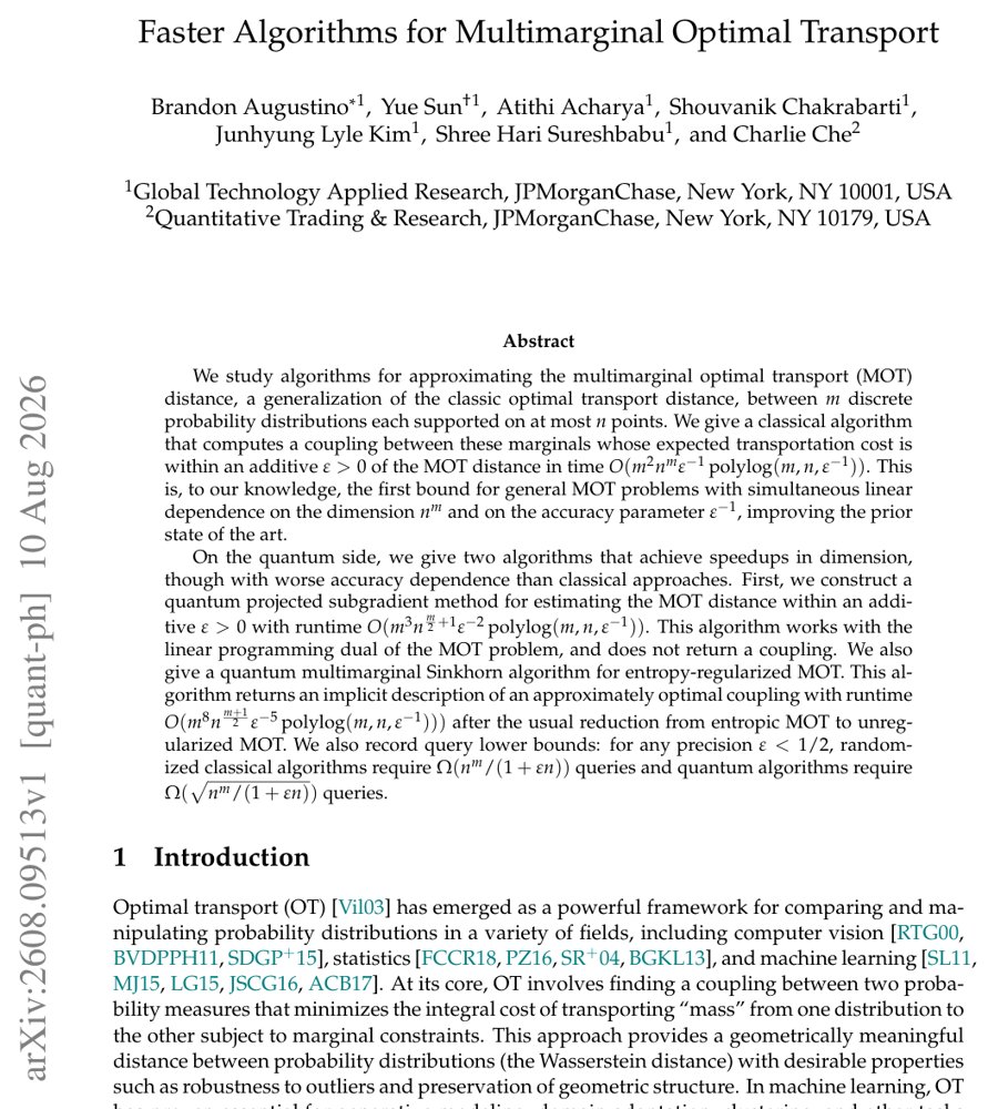 Faster Algorithms for Multimarginal Optimal Transport Figure 1
