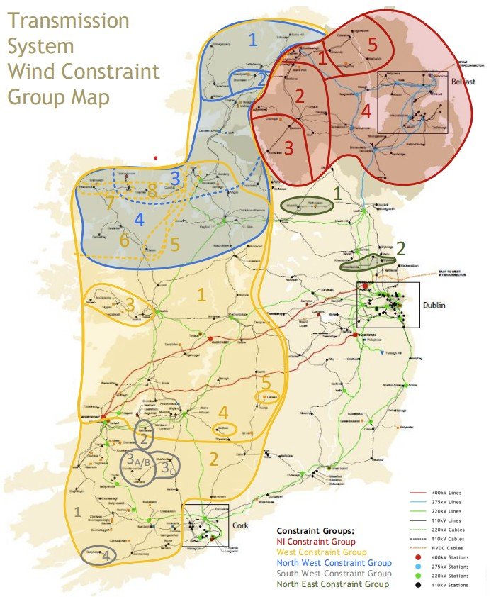 Modelling Renewable Curtailment and Constraints in Ireland's Electricity System Figure 1