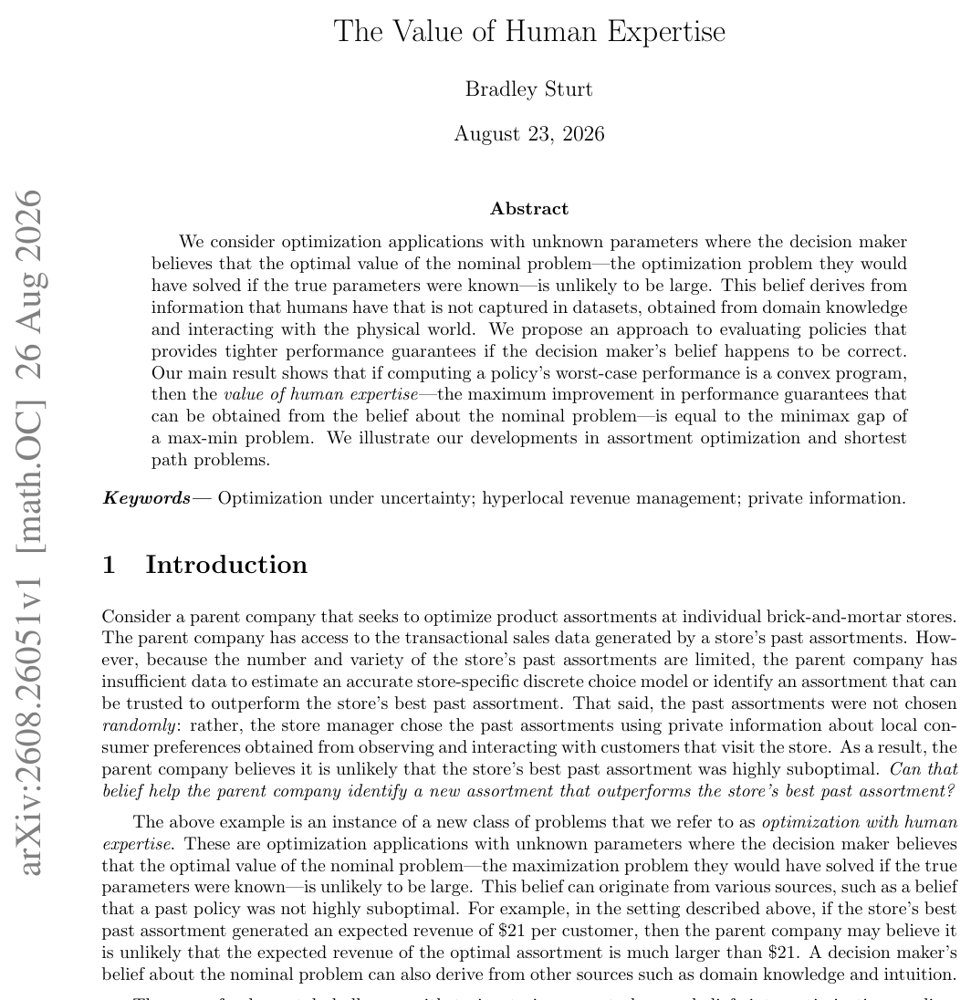 The Value of Human Expertise Figure 1
