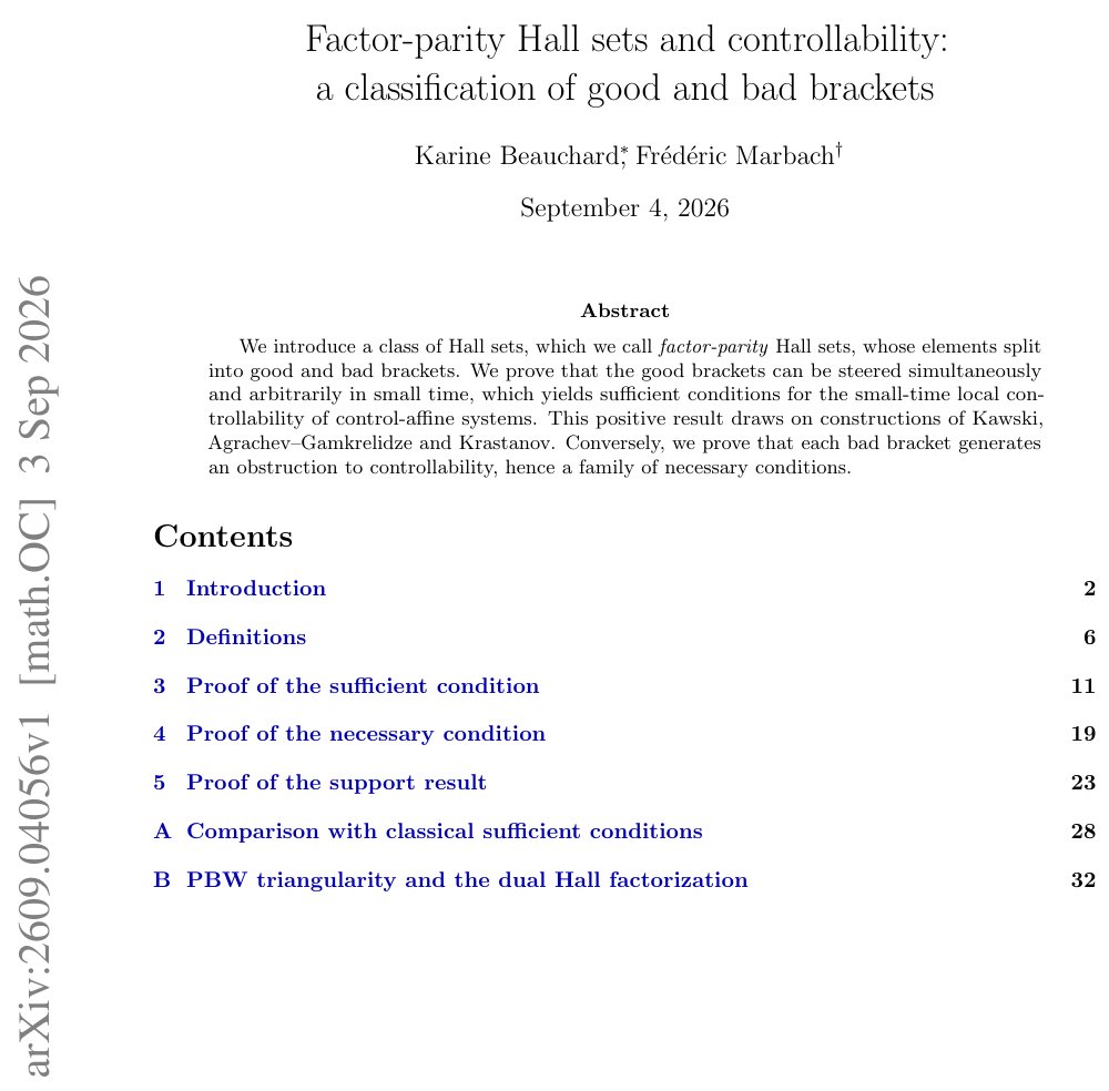 Factor-parity Hall sets and controllability Figure 1