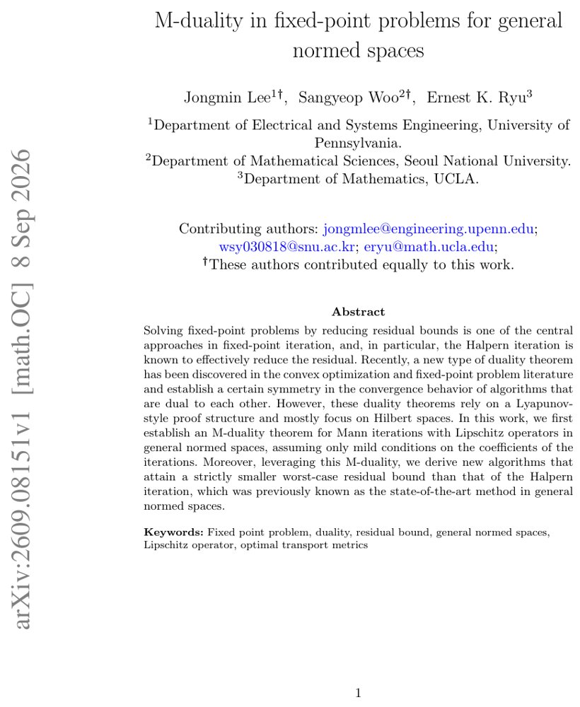 M-duality in fixed-point problems for general normed spaces Figure 1