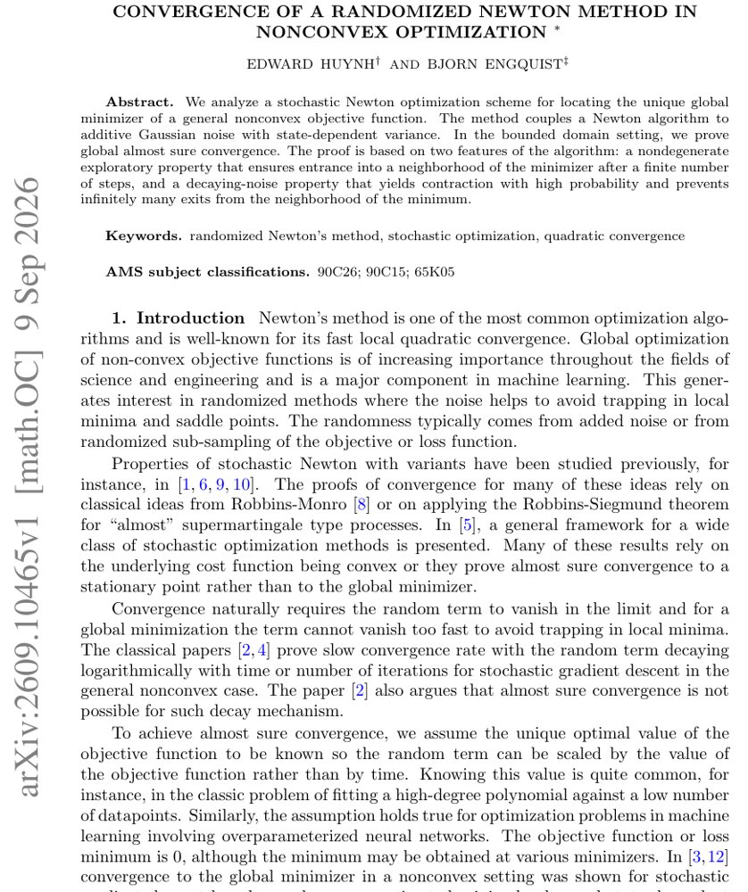 Convergence of a Randomized Newton Method in Nonconvex Optimization Figure 1