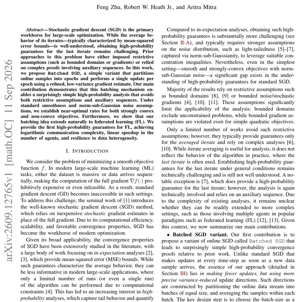 High-Probability Convergence of SGD via Batched Updates Figure 1