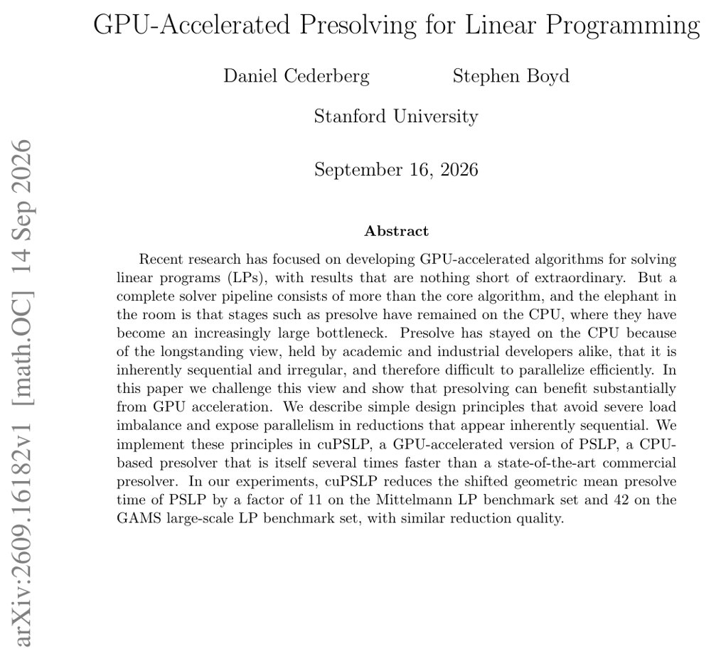 GPU-Accelerated Presolving for Linear Programming Figure 1