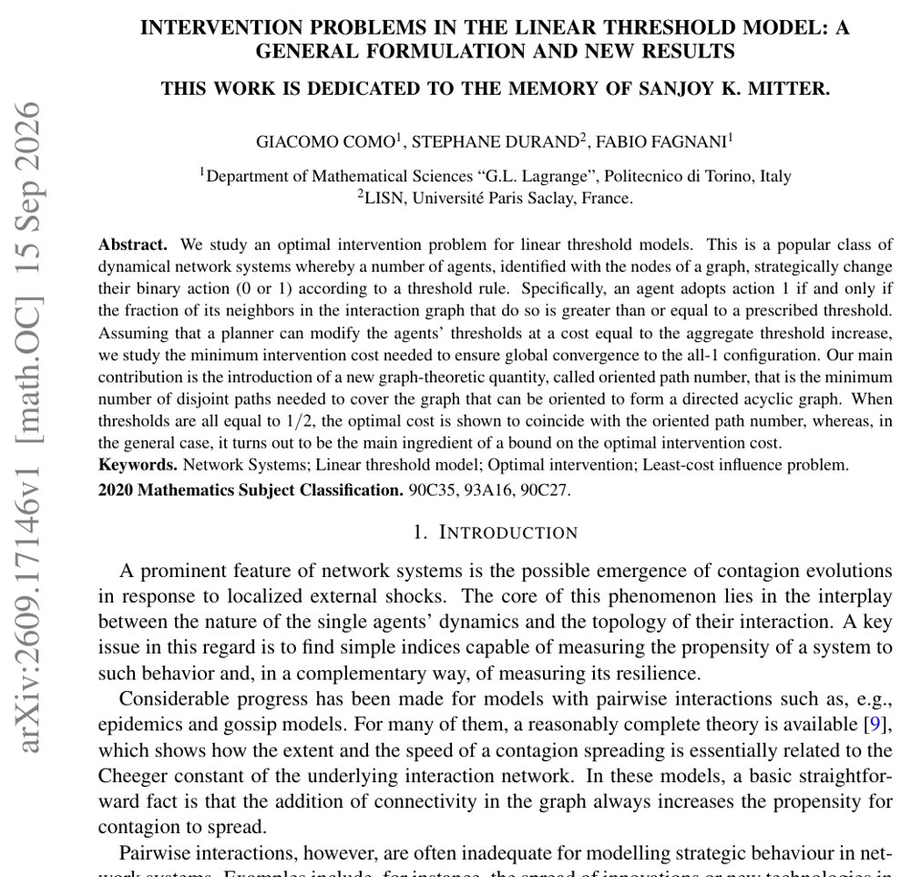 Intervention problems in the Linear Threshold Model: A general formulation and new results Figure 1