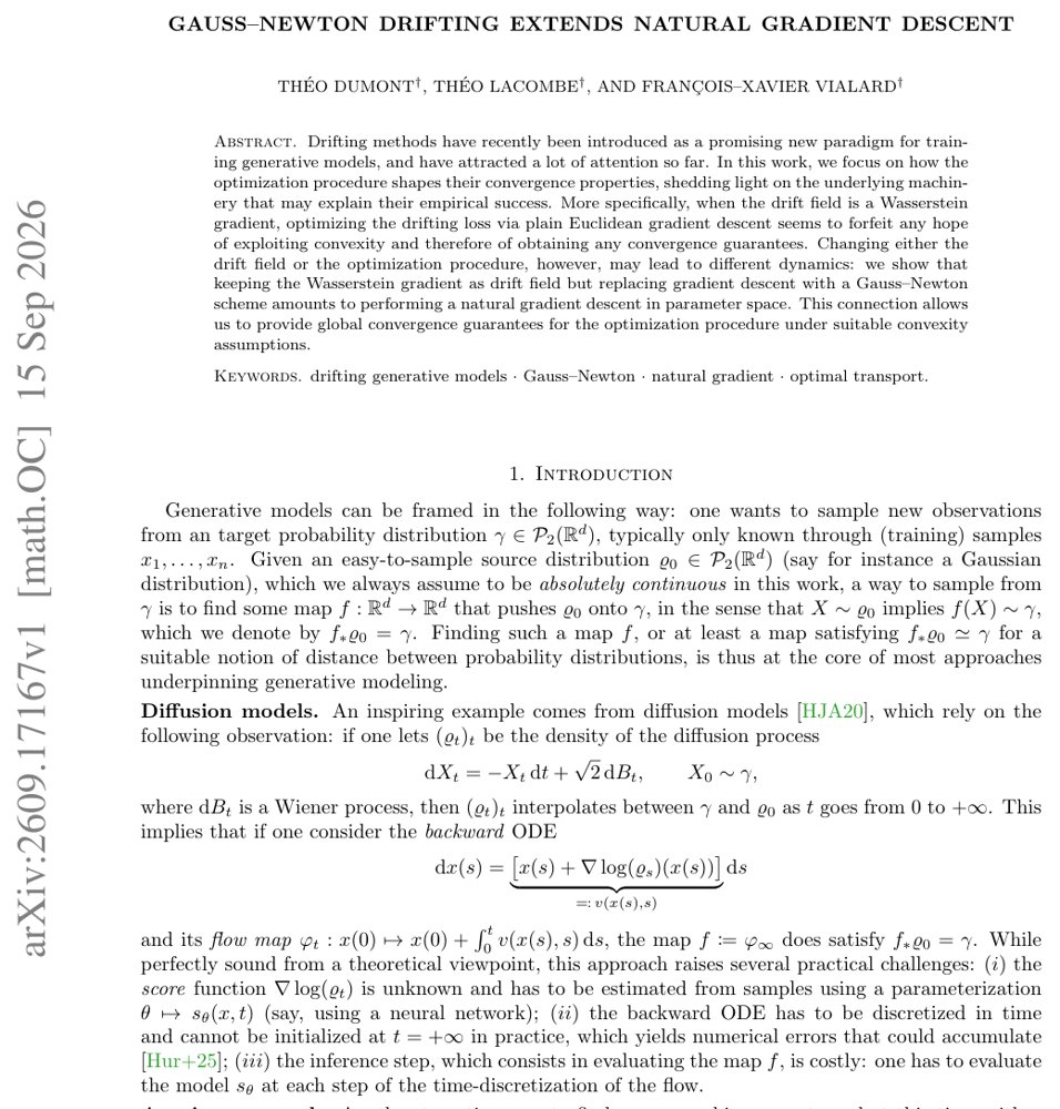 Gauss-Newton drifting extends natural gradient descent Figure 1