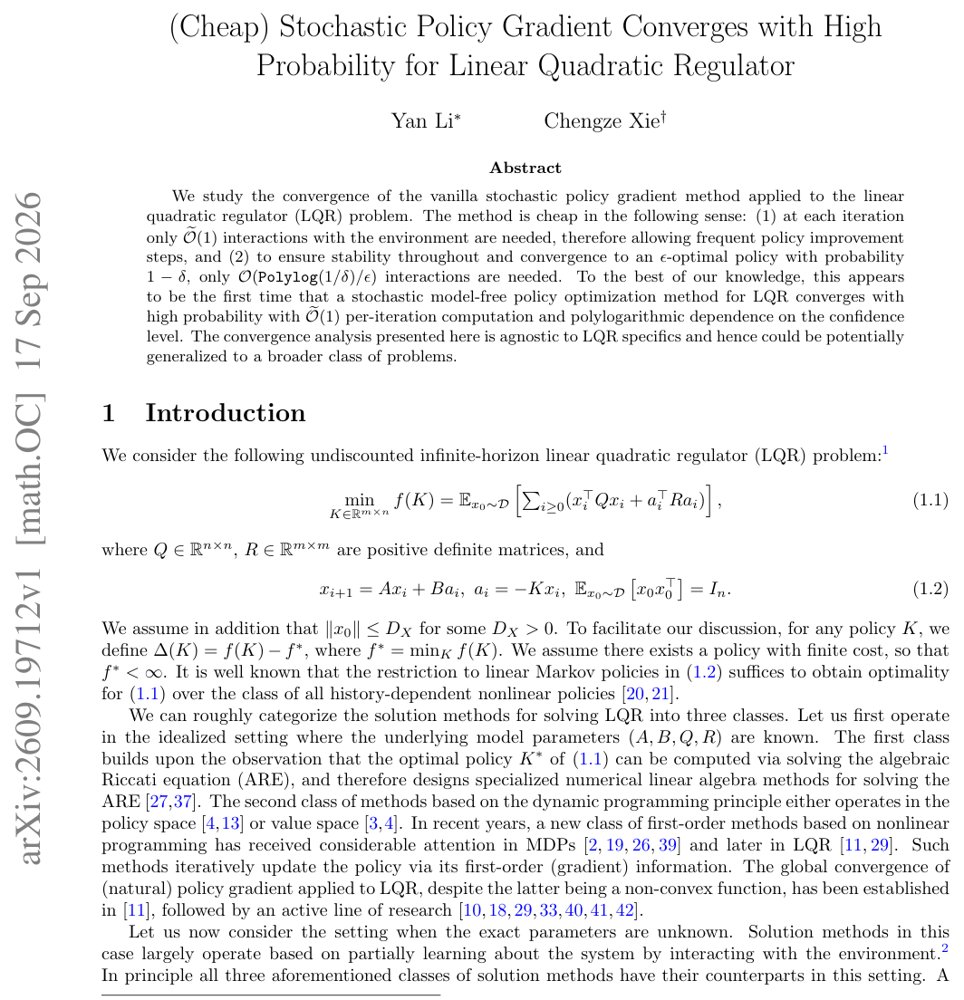 (Cheap) Stochastic Policy Gradient Converges with High Probability for Linear Quadratic Regulator Figure 1