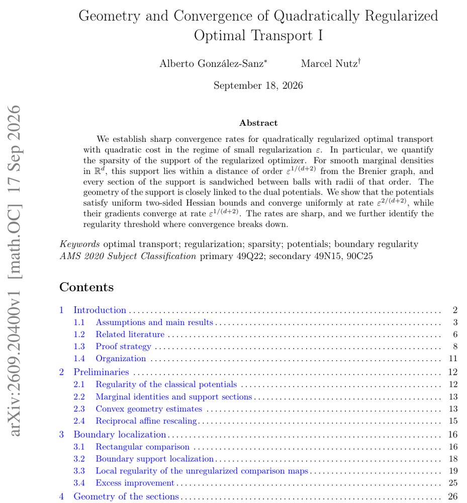 Geometry and Convergence of Quadratically Regularized Optimal Transport I Figure 1