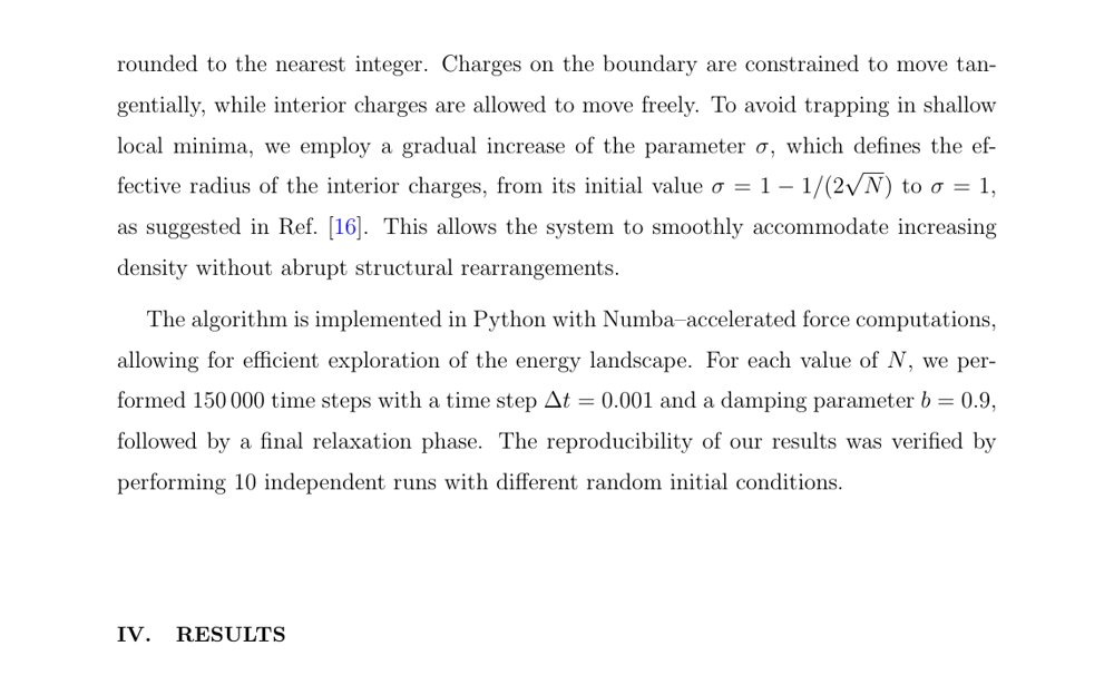 Global Minima of the Thomson Problem in a Disk: A Molecular Dynamics Approach with Fixed Border Charges Figure 1