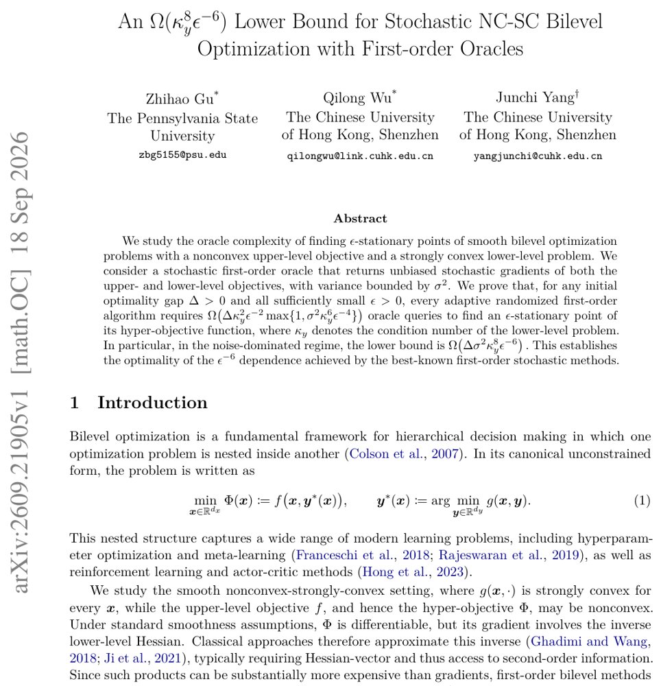 An $Ω(κ_y^8ε^{-6})$ Lower Bound for Stochastic NC-SC Bilevel Optimization with First-order Oracles Figure 1