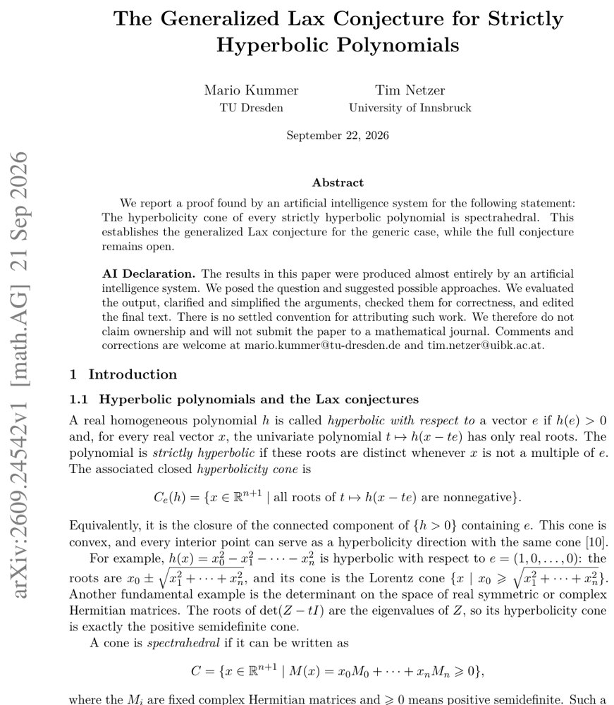 The Generalized Lax Conjecture for Strictly Hyperbolic Polynomials Figure 1