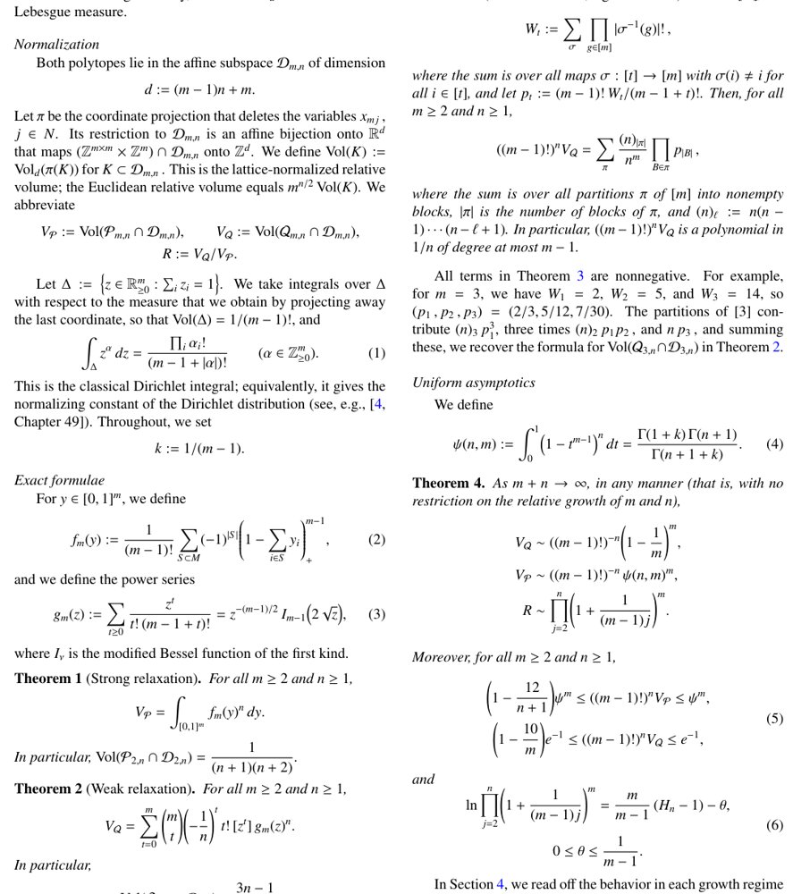 Volumes of the strong and weak relaxations of the uncapacitated facility-location polytope Figure 1