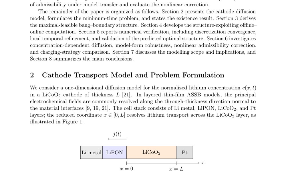 Optimal Fast Charging of All-Solid-State Batteries under Cathode Transport Constraints Figure 1