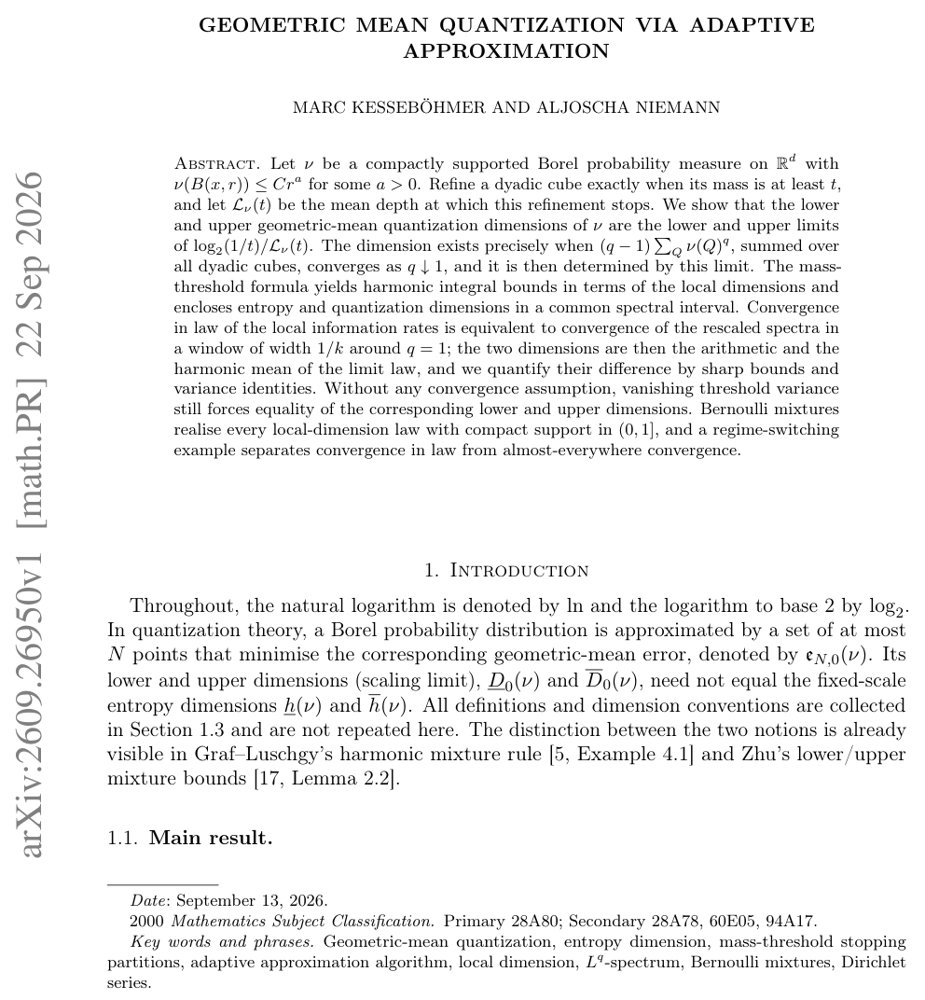 Geometric mean quantization via adaptive approximation Figure 1