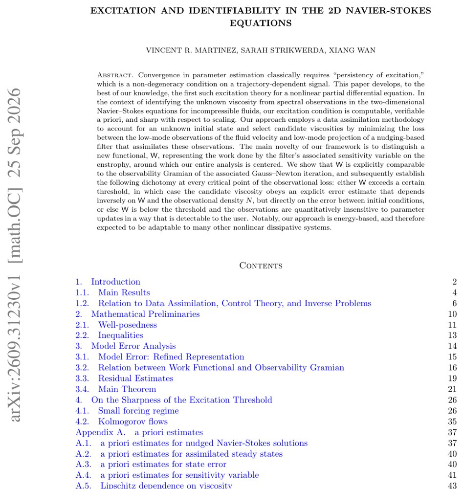 Excitation and Identifiability in the 2D Navier-Stokes equations Figure 1