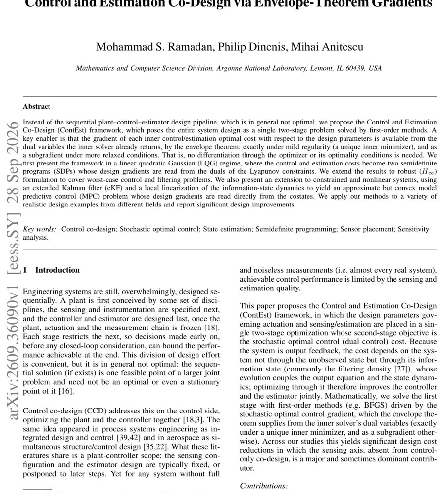 Control and Estimation Co-Design via Envelope-Theorem Gradients Figure 1