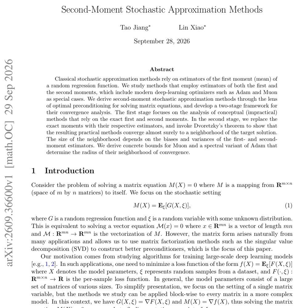 Second-Moment Stochastic Approximation Methods Figure 1