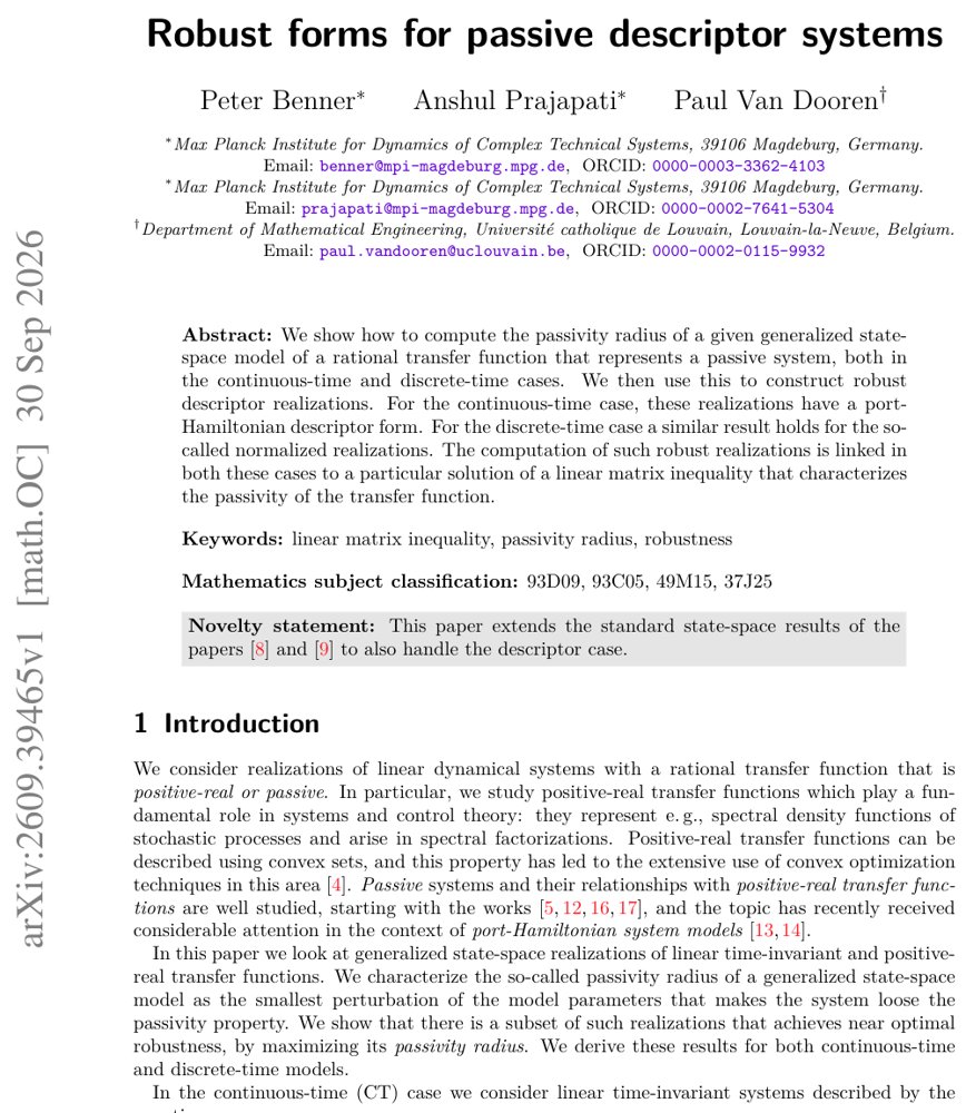 Robust forms for passive descriptor systems Figure 1